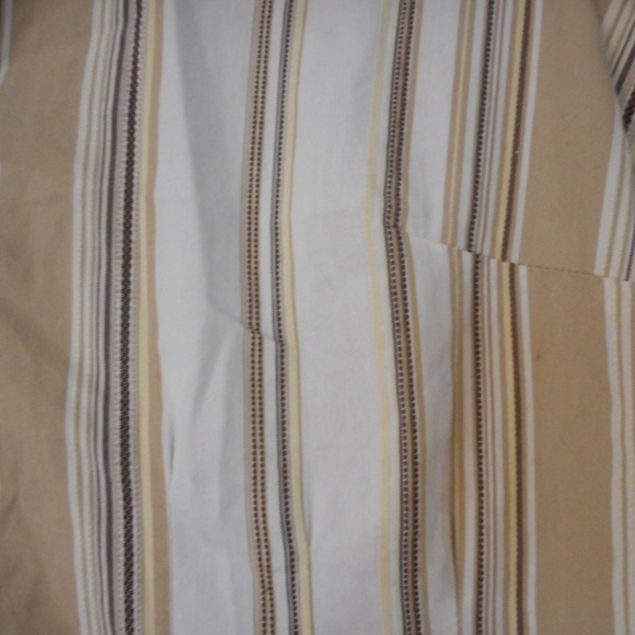 Beige white button front casual cotton Sz S a.n.a. - Picture 5 of 6